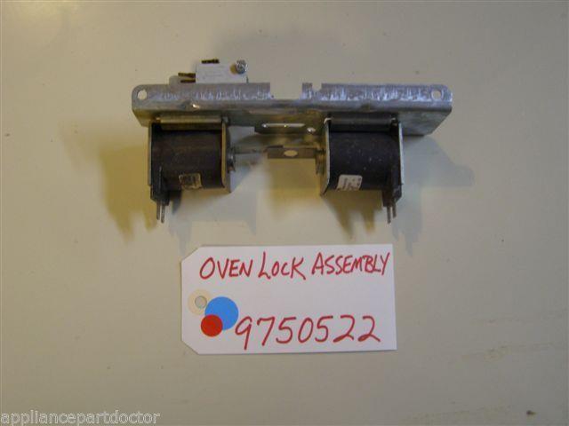 KITCHENAID STOVE 9750522 Oven Lock USED PART KITCHENAID STOVE 9750522 Oven Lock USED PART